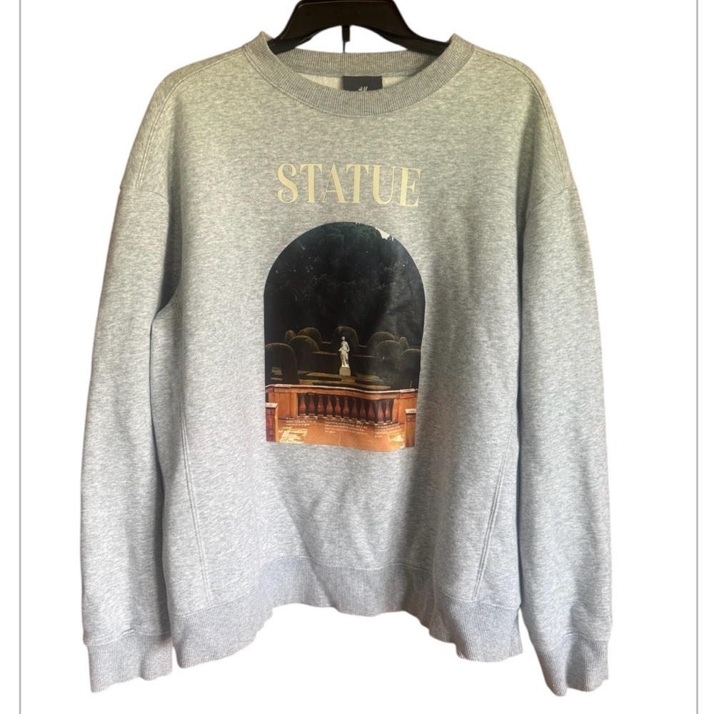 H&M Gray Graphic Men's Sweatshirt